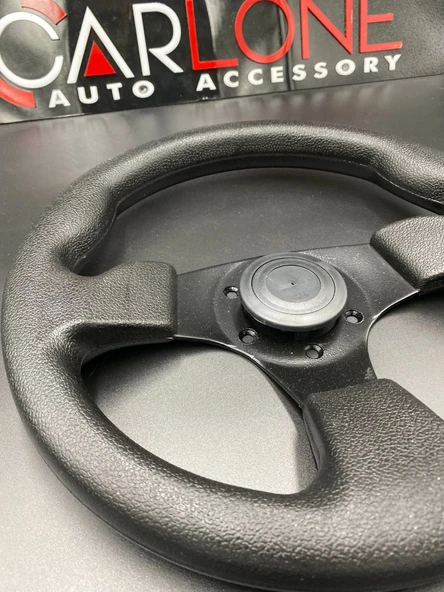 Spor Direksiyon Deri 30Cm Momo Tip - Yarış Spor Direksiyonu - 6