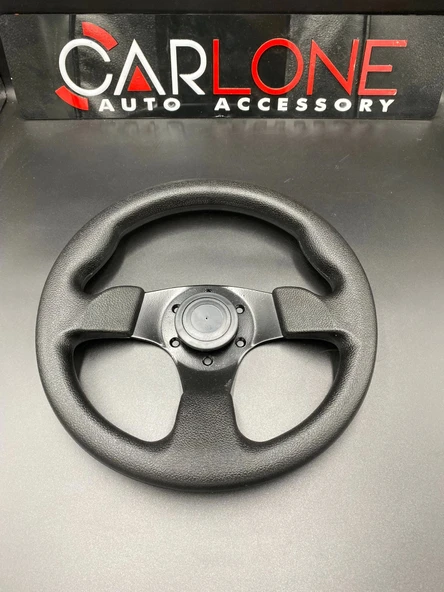 Spor Direksiyon Deri 30Cm Momo Tip - Yarış Spor Direksiyonu - 4