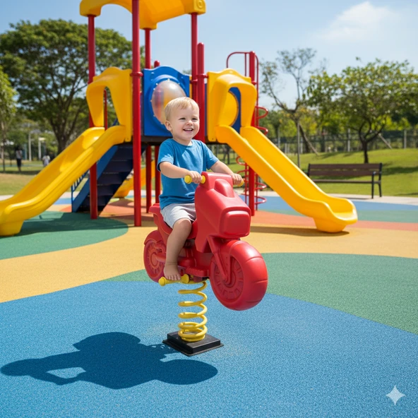 Çocuk Oyun Elemanı MTR101, Motor Zıp Zıp Touring ürün görseli 1