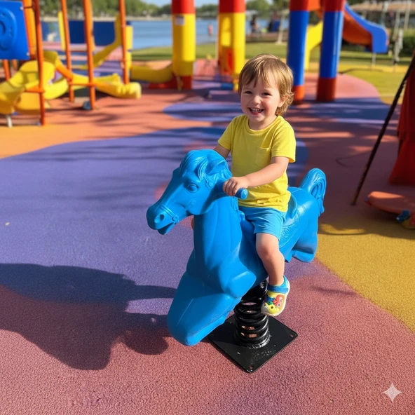 Çocuk Oyun Elemanı, Yaylı Oyuncak, At Zıp Zıp ürün görseli