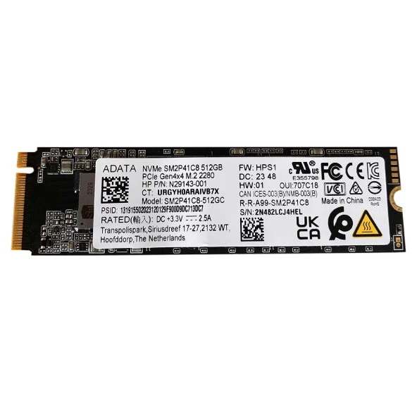 Adata SM2P41C8 512GB M2 2280 NVMe SSD