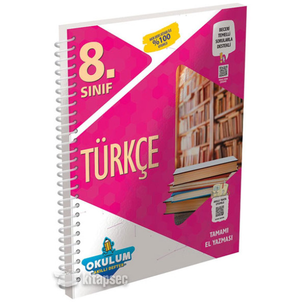 8.Sınıf Türkçe Okulum Akıllı Defter Murat Yayınları