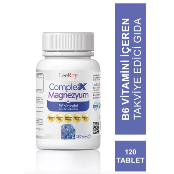 Leeroy Magnezyum Complex 120 Tablet