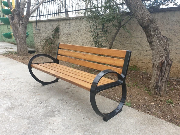 Dış Mekan Oturma Bankı, Alüminyum Döküm Park Bankı - 3