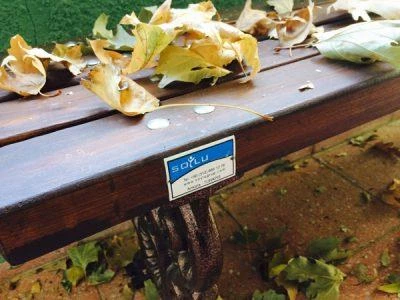 Motifli Döküm Oturma Bankı Arkalıksız 145cm - 4