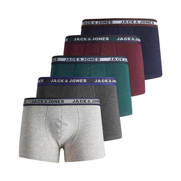 Jack & Jones 12165348 Jacoliver Trunks 5 Pack Noos Grimelanj