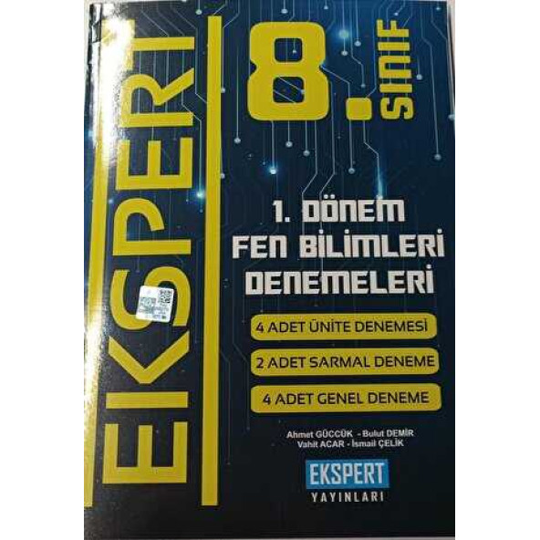 Ekspert Yayınları 8. Sınıf 1. Dönem Fen Bilimleri Denemeleri