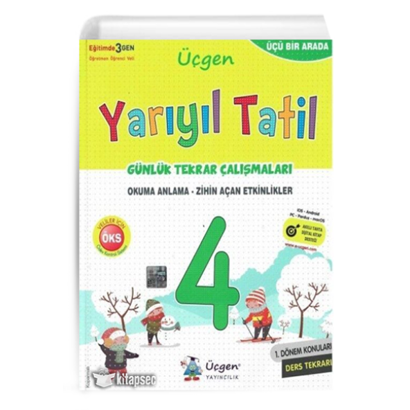 4. Sınıf Yarıyıl Tatil Günlük Tekrar Çalışmaları Üçgen Yayıncılık