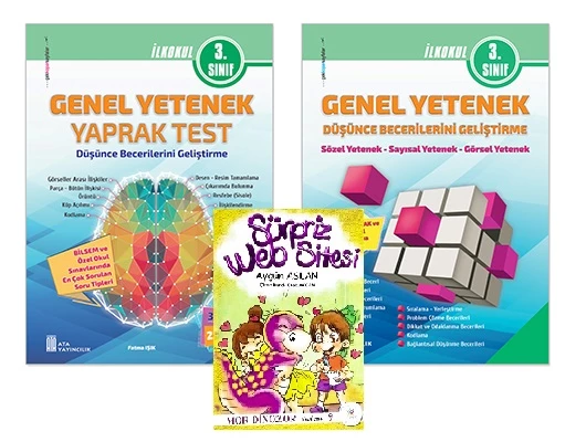 Ata 3.Sınıf Genel Yetenek Yaprak Test+Genel Yetenek Düşünce Becerilerini Geliştirme