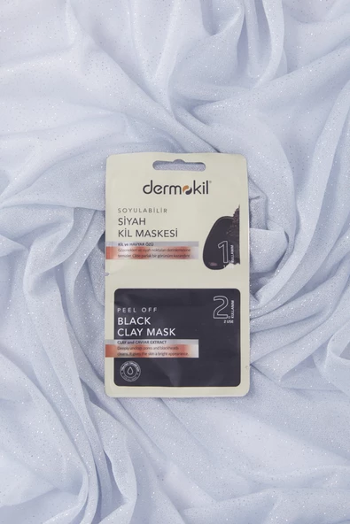 çok Renkli DERMOKIL 7,5*2 ML SOYULABILIR SIYAH MASKE - 25933