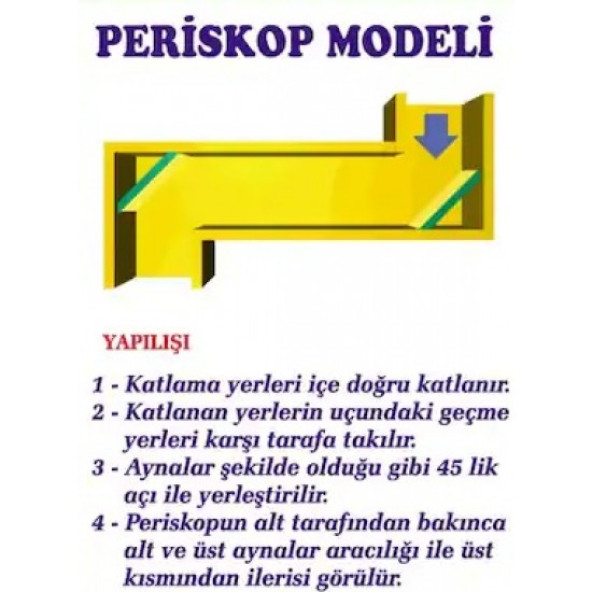 Periskop Modeli Deney Seti