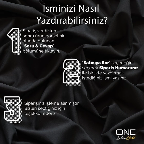 925 Ayar Gümüş Kalpli İsim Kolye Özel Tasarım - 4