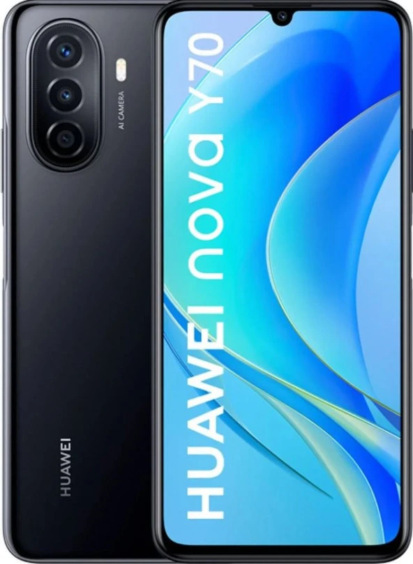 Huawei Nova Y70 Siyah 128 GB  / 4 GB Ram Yenilenmiş ürün ( Sıfır Gibi)