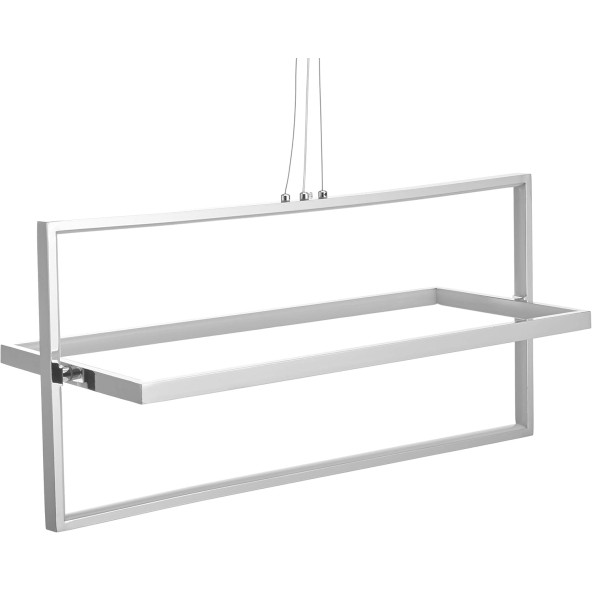 Lucea Mafalda Küçük Boy Masaüstü 2'li Ledli Krom Avize - 2