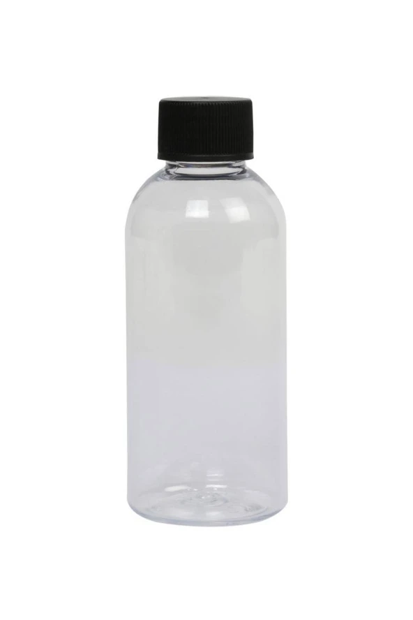 150 Ml-fliptop - Siyah Kapaklı -10 Adet