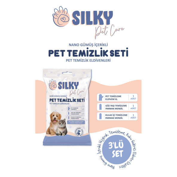 SILKY - Kedi Kulak / Burun temizleme seti