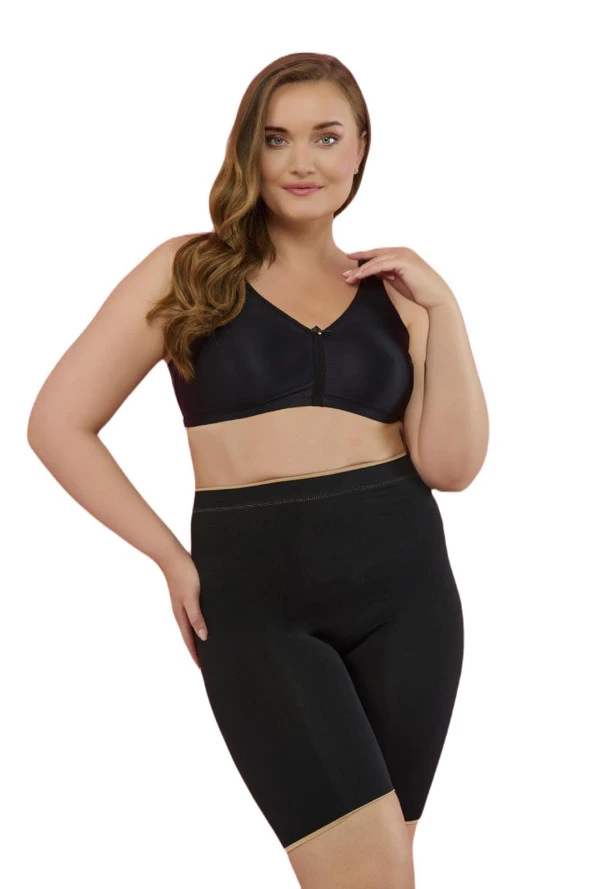 YENİ İNCİ ÇİFT TARAFLI BEDEN KÜÇÜLTÜCÜ PAÇALI KORSE S238 - 2