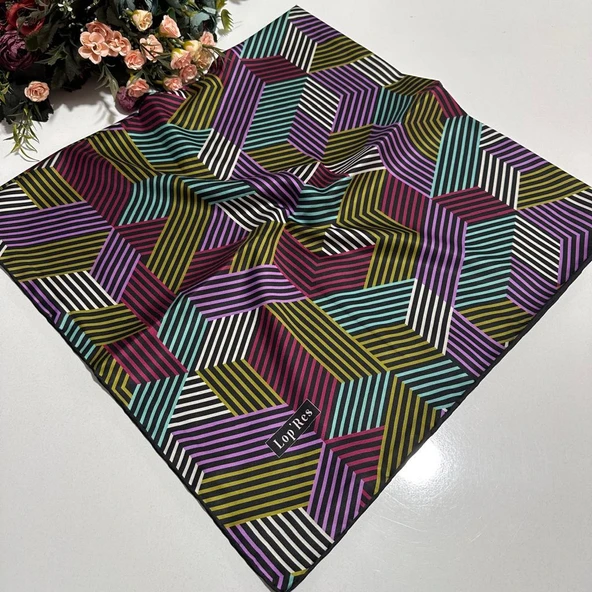 Lopres Dijital Twill Eşarp VX0209