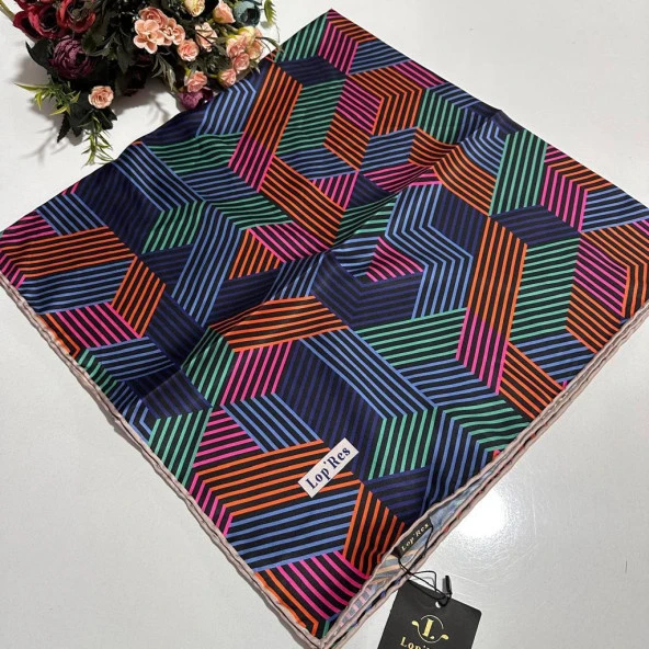 Lopres Dijital Twill Eşarp VX0203
