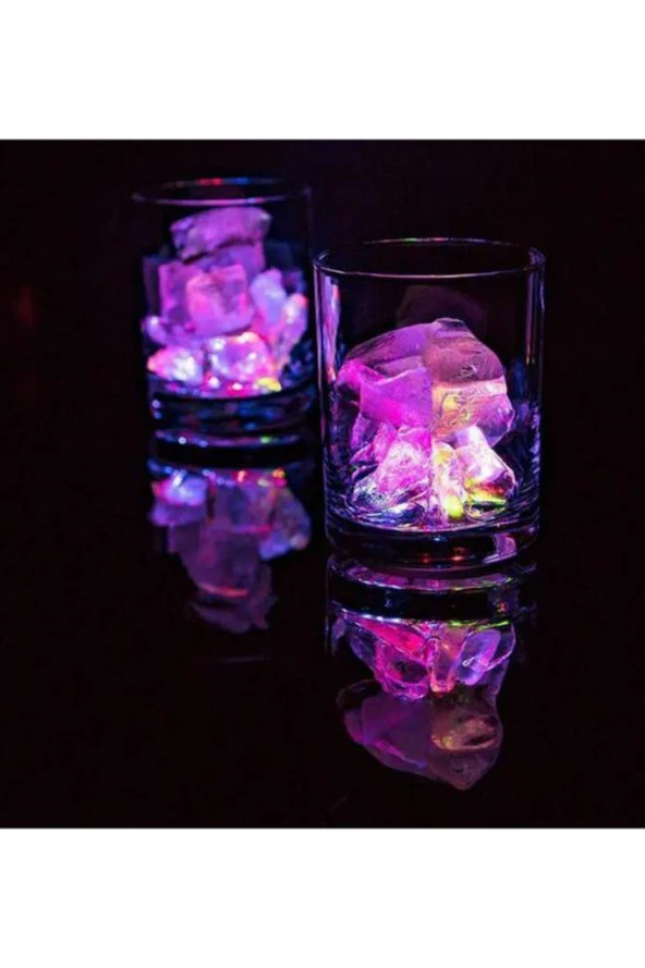 Parti Led Şişe Bardak Etiketi 6cm 6 LED’li 7 Renk + Renk Döngüsü - 9