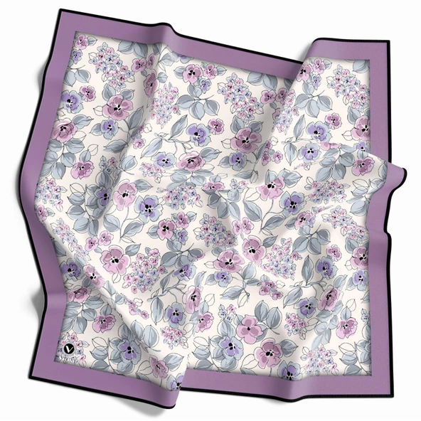 Violla Dijital Twill Eşarp VL8408