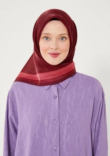 Levi'dor Kehribar Eşarp Bordo LTR0208