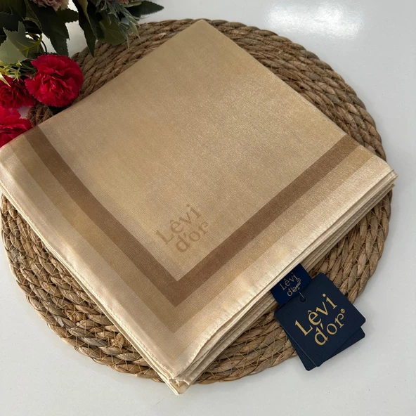 Levi'dor Kehribar Eşarp Moka LTR0215