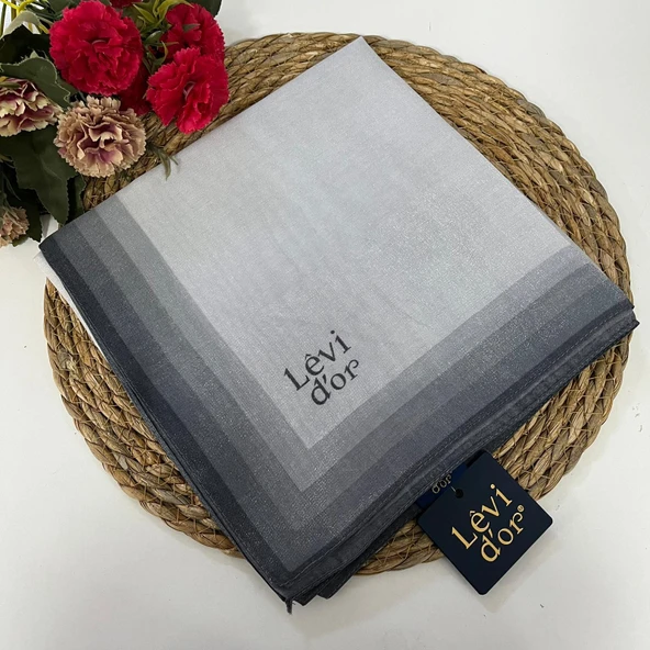 Levi'dor Kehribar Eşarp Gümüş LTR0226