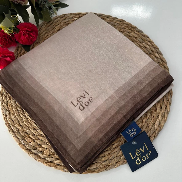 Levi'dor Kehribar Eşarp Sütlü Kahve LTR0220