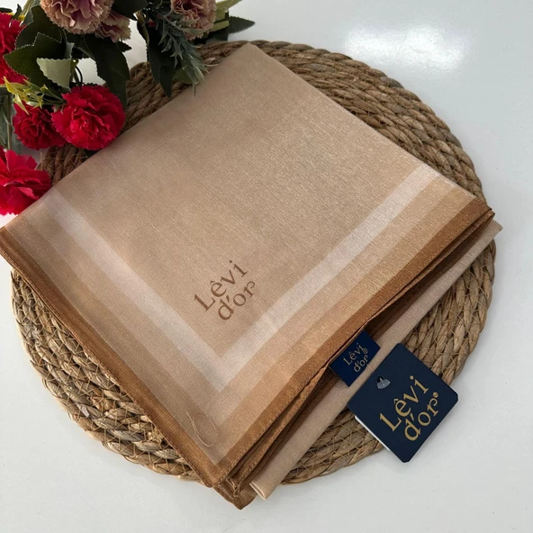 Levi'dor Kehribar Eşarp Kapiçino LTR0222