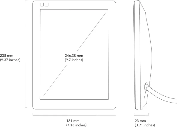 Nixplay 10 Inc WiFi Özellikli Dijital Fotoğraf Çerçevesi - Siyah - 4