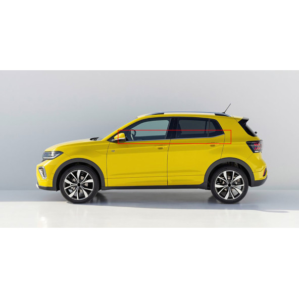 Nova Krom Vw T-cross Krom Cam Çıtası 4 Prç. 2024 Üzeri - Resim 2