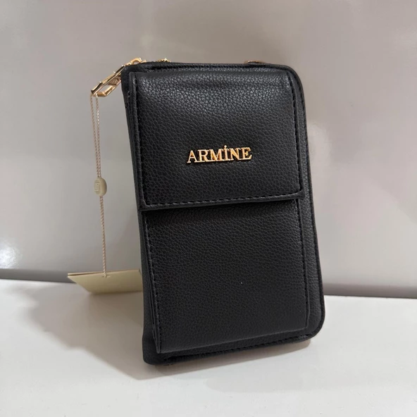 Armine Bayan Çanta Düz Renk Siyah AR26509