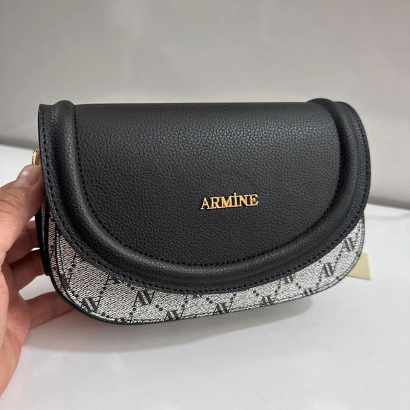Armine Bayan Çanta Noktalı Gri AR38505