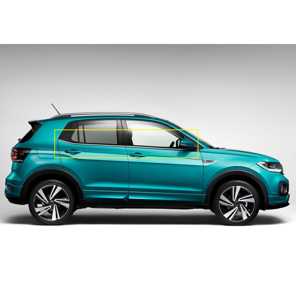 Nova Krom VW T-Cross Krom Cam Çıtası 4 Prç. 2019-2023