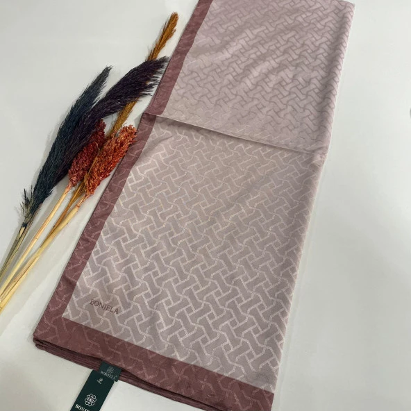 Bonjela Monogram Şal Soft Pudra-Gül Kurusu JZ0308 ürün görseli