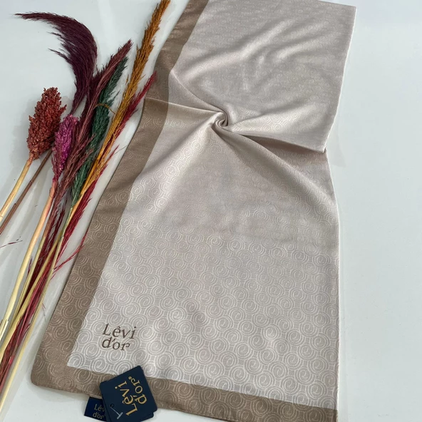 Levidor Premium Monogram Şal JZ0418