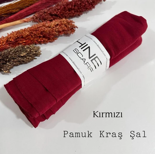 Lady Coco Pamuk Kraş Şal PKS13 - 1