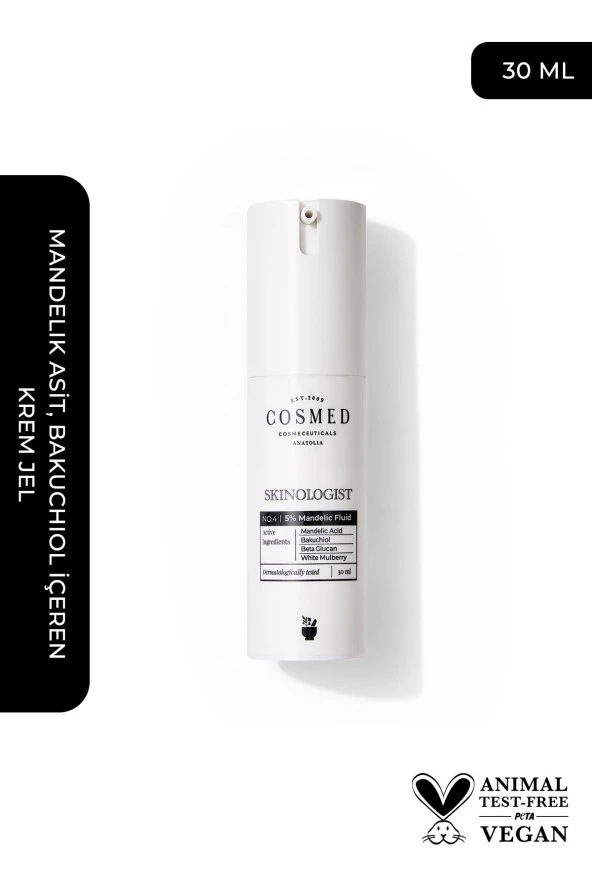 COSMED Skinologist 5% Mandelıc Fluıd 30 ML