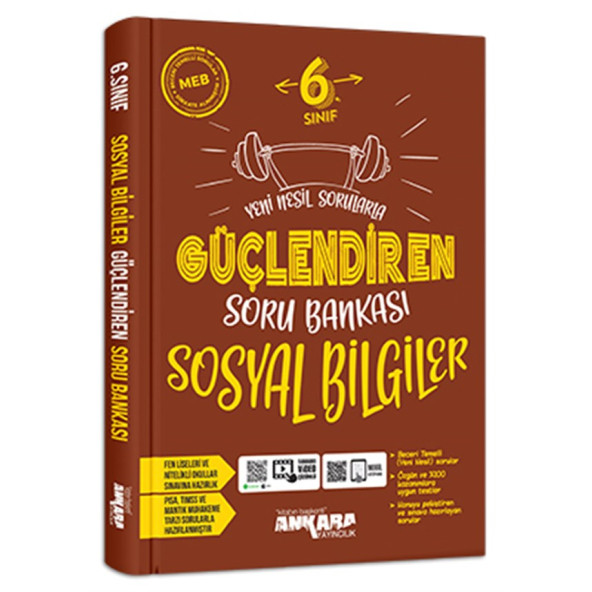 ANKARA YAY. 6.SINIF GÜÇ. SOSYAL BİLGİLER SORU BANKASI - 1