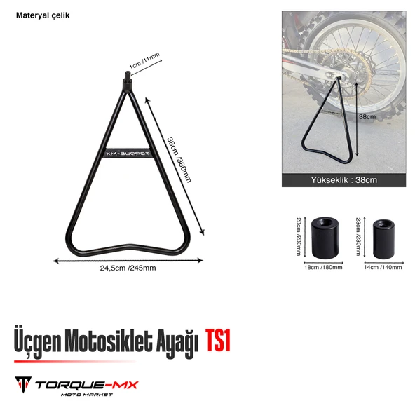 Torque-MX Üçgen Motosiklet Ayağı - 4