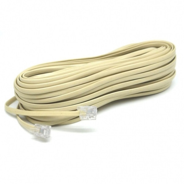 20M TELEFON HAT KABLOSU HAZIR RJ11 6P/2C 20 METRE - 4