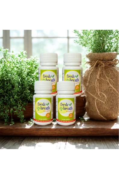 fresh breath 4 kutu 25'li Ağız Kokusu Önleyici, Nefes Temizleyici (Soğan, sarımsak koku yok edici) ürün görseli