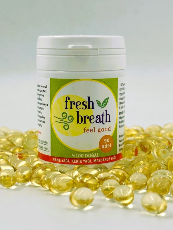 FRESH BREATH 2 KUTU 90'lı Ağız Kokusu Önleyici, Nefes Temizleyici (Soğan, sarımsak yok edici) - 2