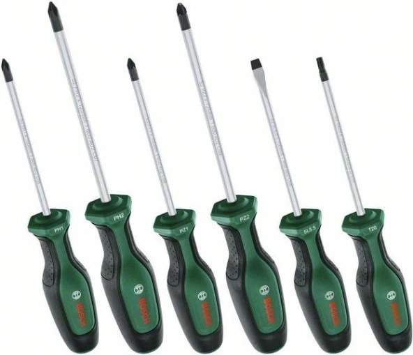 Bosch Tornavida Seti 6 Parça Set 1 - Resim 2