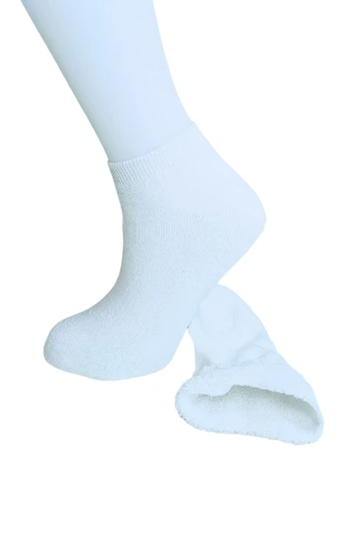 Kışlık Kadın 4 Adet Havlu Polar Kışlık Çorap Bilek Boy -20c Kadar Isı Koruma - 3