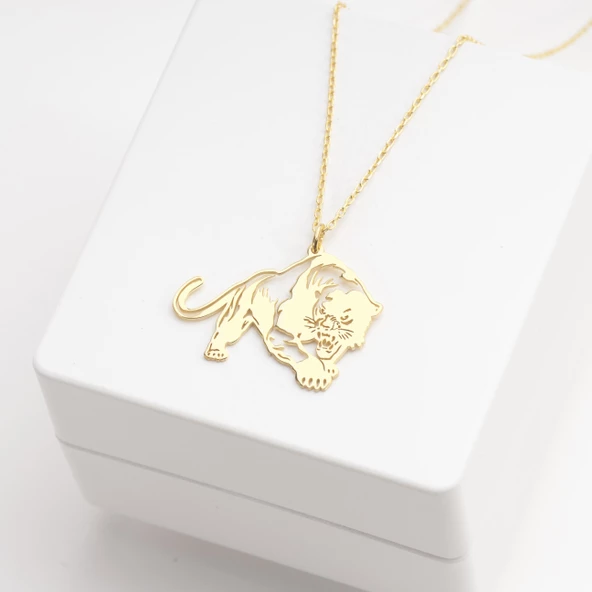 925 Ayar Gümüş Kamplan Figürlü Kolye Özel Tasarım - Resim 3