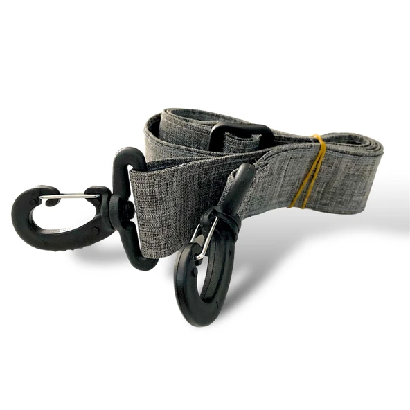 Premium Ayarlanabilir Gri  Omuz Kemeri Çanta Taşıma Askısı 110 cm - 3