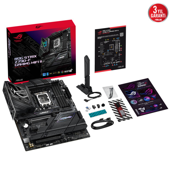Asus ROG Strix Z790-F Gaming WIFI II Intel Z790 8000 MHz (OC) DDR5 Soket 1700 ATX Anakart - 11