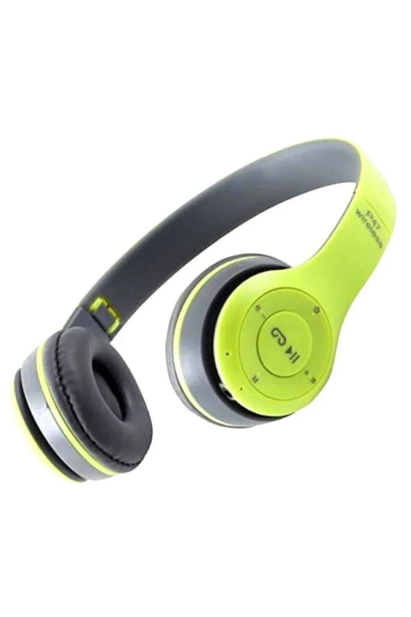 AbaTech NOVA 9 HUAWEİ - NOVA Y90 HUAWEİ UYUMLU P47 YEŞİL BLUETOOTH KABLOSUZ KULAKLIK - Resim 2